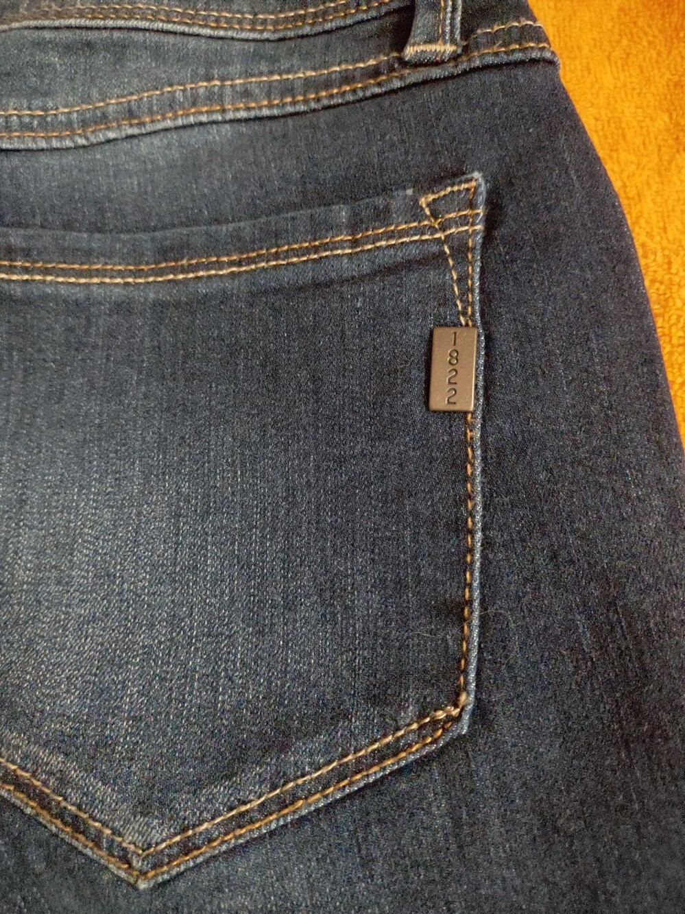 Sz 12 Vintage Skinny Jeans 1822 Brand. Dark Blue - Picture 4 of 7